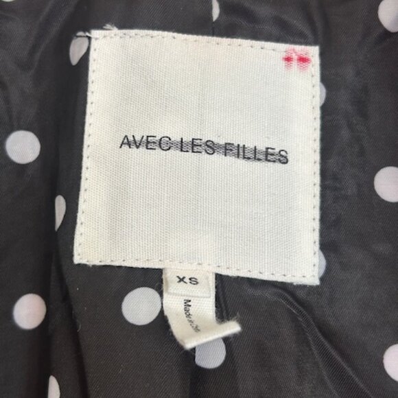 Anthropologie Avec Les Filles Contrast Pink Tweed Jewel Lined Blazer NWT - Picture 2 of 16